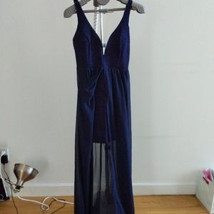 Lulus : Aerial View Navy Blue Maxi Dress